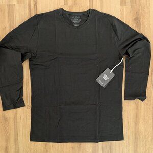 NWT Mack Weldon Silver Long Sleeve T-Shirt True Black XXL Premium